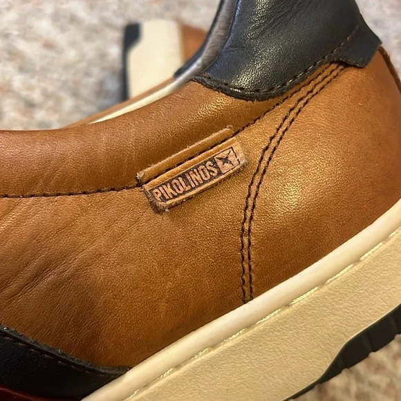 Men’s Pikolinos Corinto Brown Leather Sneakers Size 42 - Picture 12 of 15
